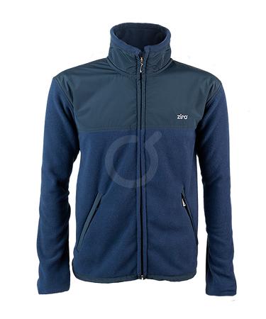 Chompa combinada de hombre. Bolsillos. Reguladores en parte inferior. Tela inteligente, polar térmica, mantiene estable la temperatura del cuerpo y tela plana.