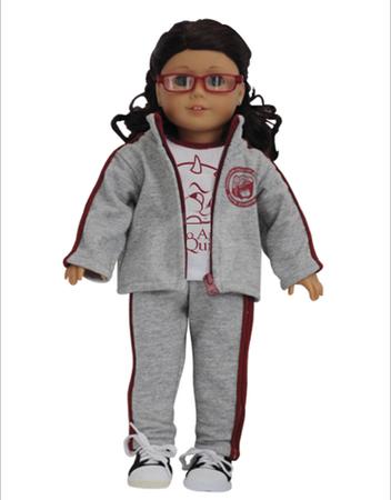 <p>Buzo gris 4 rayas + Camiseta blanca + Pantal&oacute;n calentador 4 rayas. 3 piezas (no incluye accesorios)</p>
