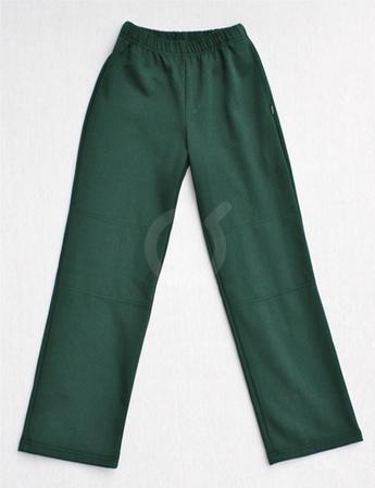 <p>Pantalón calentador. 2 bolsillos laterales. 1 bolsillo trasero con cierre. Cintura con elástico y cordón de ajuste. Rodillas reforzadas. Verde. Fleece perchado.</p>
