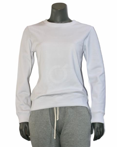 ZIR uniforms sportswear BUZO CUELLO REDONDO MUJER BLANCO